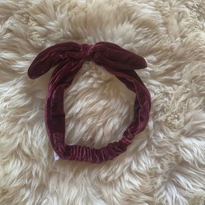 J Crew velvet hair band